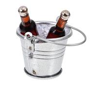 BESPORTBLE 1 Ensemble De Décoration De Bar Seaux Miniatures Petit Seau À Glace pour Maison Mini Seaux Mini Seau De Fête À Bière Décor De Scène Seau Refroidisseur De Bouteille Décor De