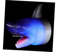 BESPORTBLE 1 Ensemble Dispositif de Saut pour Garçon Fille de Rebond Forme de Requin Lumineux pour la Coordination Compétences Motrices à Gris sans Batterie
