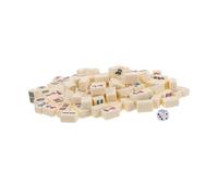 BESPORTBLE 1 Ensemble Jeu de Mini Mahjong Portable Ensemble Compact de Mahjong Chinois pour Familles et Amateurs de Loisirs pour Petits