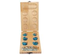 BESPORTBLE 1 Ensemble Jeu de Société Éducatif Échecs avec Jeu Mancala Pliable de Jouets de pour Garçon Fille et Adultes