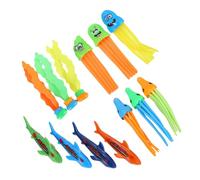 BESPORTBLE 1 Ensemble Jouets de Plongée pour Garçon Fille de Trésor sous Marin pour Piscine avec Poissons Algues et Accessoires de Natation Colorés pour Activités Couleur Aléatoire