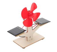 BESPORTBLE 1 Ensemble Kit de Modèle de Ventilateur Solaire DIY pour Garçon Fille Éducatif Manuel Favorise la Créativité et Apprentissage Scientifique