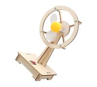 BESPORTBLE 1 Ensemble Kit Éducatif DIY pour Garçon Fille de Bois à Assembler Ventilateur Électrique Éducatif Jeu Scientifique pour Développer Les Compétences Manuelles et Analyse