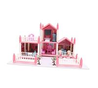 BESPORTBLE 1 Ensemble Maison de Poupées Miniature DIY pour Garçon Fille Éducatif à Assembler pour Développement Intelligent pour Activités Familiales et Décoration de Bureau