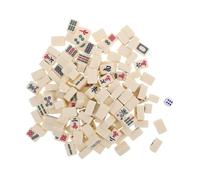 BESPORTBLE 1 Ensemble Mini Jeu de Mahjong Portable Ensemble pour Voyage pour Familles et Réunions Pratique et pour Jouer Déplacement Accessoire de Loisirs Compact et Fun