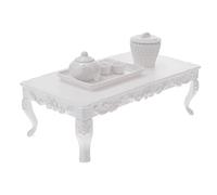 BESPORTBLE 1 Ensemble Mini Tea Table Vaisselle Miniature pour Maison de Poupées Accessoire de Jeu Éducatif pour Garçon Fille
