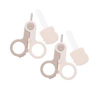 BESPORTBLE 1 Ensemble Outil De Garniture De Ongles Nouveau-nés Ensemble Manuc-né Manucure Essentielle Pour Bébés Ciseaux De Sécurité Set Ongles Baby Finnernail Safety Scissor