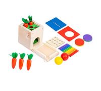 BESPORTBLE 1 Ensemble Sensoriel Multifonctionnel pour Garçon Fille Boîte à Montessori pour Développement Coordination et Apprentissage des Couleurs Éducatif pour Garçons et Filles
