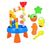 BESPORTBLE 1 Ensemble Table de Jeu de Plage pour Garçon Fille de Jouets Sable Colorés pour Activités Aquatiques Plage pour Seaside Piscine et