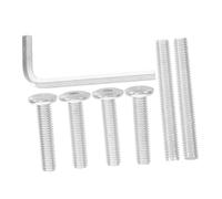 BESPORTBLE 1 Jeu Accessoires pour Aire De Jeux pour Chat Clé Hexagonale pour Vélo Pièces De Rechange pour Poteau à Gratter Goujon Fileté Longue Clé Hexagonale Petite Clé Acier Carbone Silver