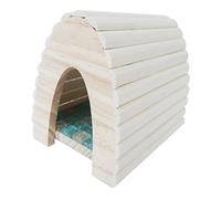 BESPORTBLE 1 Jeu Accessoires pour Animaux de Compagnie Refuge pour Hamsters nid de Couchage pour Hamster créatures Cochon d'Inde nid de Dissipation Thermique Maison d'été pour Hamsters Bambou