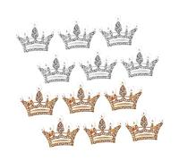 BESPORTBLE 1 Jeu Broche Couronne Goupille Broche De Châle Broche Pour Vêtements Épingle À Couronne Broche Femme Épingle De La Couronne Épinglette Femme Alliage 12 Pièces