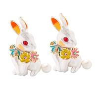 BESPORTBLE 1 Jeu Broche Lapin Cochon D'Inde Jouets Pour Cochon D'Inde Lapins En Peluche Nourriture Pour Cochon D'Inde Accessoires Pour Cochon D'Inde Joli Badge 2 pièces
