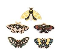 BESPORTBLE 1 Jeu Broches Émail Rétro Ensemble De Pins Pour Vêtements Sacs Et Accessoires De Mode 5 Pièces