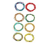 BESPORTBLE 1 Jeu Chaîne De Taille En Perles De Riz Pour Baignade Perlé Chaînes Chaîne De Taille De Plage D'été Féminin Chaîne De Bikini Chaîne De Corps Coloré 8 Pièces