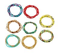 BESPORTBLE 1 Jeu Chaîne De Taille En Perles De Riz Pour Faire La Fête Plage Chaînes Baignade Été De Chaîne Féminin Bijoux Féminin Bijoux De Corps Chaîne De Corps Coloré 8 Pièces