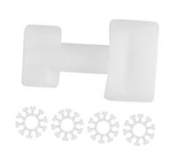 BESPORTBLE 1 Jeu De Boucles pour Moules À Béton Boucles pour Moules en Plastique pour Jardinières Et Pots De Fleurs À Faire Soi-Même pour Le Moulage du Ciment - Installation Rapide pour