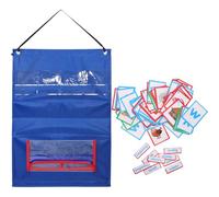 BESPORTBLE 1 Jeu de Cartes Flash de Mots à Vue, Jeu de Correspondance de Lettres pour Enfants, Puzzle d'orthographe interactif, Jouet d'apprentissage de la phonétique, Tableau de Poche de