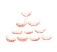 BESPORTBLE 1 Jeu Dentiers D'halloween Décoration D'halloween Prothèses Dentaires Bavarder Fausse Dent Halloween Dentier Halloween Habiller Les Jouets Dent D'halloween Pvc 10 Pièces