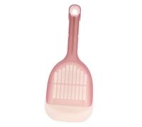 BESPORTBLE 1 Jeu Pelle à Litière pour Chat Mangeoire Poste Fournitures De Chat Litière pour Chat Non Parfumée Verser Ramasseur Pellets Casse-tête De Chat Scoop Grattoir Rose Plastique