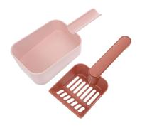 BESPORTBLE 1 Jeu Pelle à litière pour Chat pellets tondeuses filtres léchable Cat Litter Mat Cat Litter Scoop Pelle à litière utile kit de Nettoyage pour Animaux de Compagnie Les Hanches Rose
