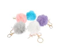 BESPORTBLE 1 jeu Porte-Clés Ballet Porte-Clés Moelleux Porte-Clés En Peluche Porte-Clés Mignons Porte-Clés Lapin Pendentifs Pour Sac À Main Porte-Clés Ballet Girl Pendentif 5 pièces