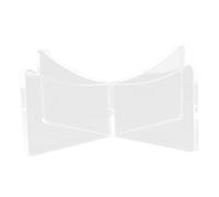 BESPORTBLE 1 Jeu Présentoir De Football Balles Montrant des Stands Supports De Stockage De Balles Afficher Cadre Basketball Support Ballon Foot Petits Supports Acryliques Boules 2 Pièces
