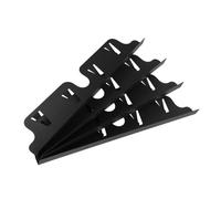 BESPORTBLE 1 Jeu Protecteur De Poêle Couvertures De Comptoir De Cuisinière Gardes D'écart De Four Protecteur D'écart De Comptoir De Poêle Remplissage D'espace De Gamme Le Fer Black 4 Pièces