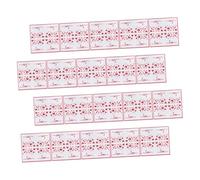BESPORTBLE 1 Jeu Serviette Imprimée Serviettes En Forme De Coeur Couvercle Scellé Couvercle Napkins Personnalisées Napkins Pour Invités Serviettes Décoratives Papier Blanche 40 Pièces
