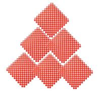 BESPORTBLE 1 Jeu Tapis De Sol D'épissage Piège À Rat Friandises pour Hamsters Cages pour Hamsters Jouets Tapis Repose-Pieds Tapis pour Animaux De Compagnie pour Lapin Plastique Rouge 6 Pièces