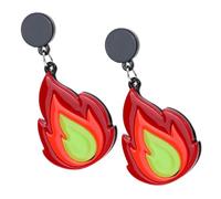BESPORTBLE 1 Paire boucles d'oreilles flamme s'orienter boucles d'oreilles pour les femmes décoration boucles d'oreilles adolescentes boucles d'oreilles femme Acrylique