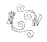 BESPORTBLE 1 Paire Boucles Oreilles Clips pour Écouteurs Perçage Au Style Punk et Gothique Parfaits pour Fêtes Performances et Usage