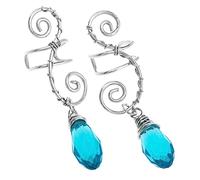 BESPORTBLE 1 Paire Boucles Oreilles Élégantes pour Clip Rétro Oreilles de Lutin Parfaites pour Occasions Spéciales