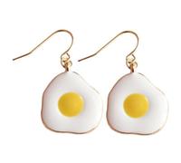 BESPORTBLE 1 Paire Boucles Oreilles Œuf Au Plat et Mignonnes pour Parfaites pour Toutes Occasions