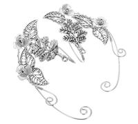 BESPORTBLE 1 Paire De Boucles D'Oreilles Créoles À Clip Pour Oreilles D'Elfe Clous D'Oreilles Anneaux De Nez Pour Femmes Kit De Manchettes À Breloques Boucles D'Oreilles
