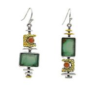 BESPORTBLE 1 Paire De Boucles D'Oreilles Vintage En Résine Turquoise Pendantes Pendantes Accessoires Pour Oreilles Turquoise Boucles D'Oreilles Pour Femmes Décorations