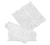 BESPORTBLE 1 Paire De Bracelets En Dentelle Pour Femmes En Tissu De Dentelle Habillé Manches Enveloppantes En Dentelle Bandes De Bras En Dentelle UV Accessoires De Décoration De Poignet