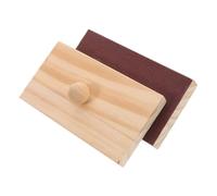 BESPORTBLE 1 Paire D'Instruments De Percussion Pour L'Éducation Précoce Musical Pour Enfants Bloc De Sable Double Face Bloc De Sable À Percussion Pour Enfants