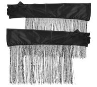BESPORTBLE 1 Paire Longs Performants Longs Élastiques Longs Longueur Pour Les Femmes Noirs D'opéra Élastiques à Pompon Mariage Femmes En Tissu