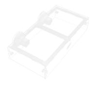 BESPORTBLE 1 Pc Anneau d'alimentation pour Aquarium Chargeur Automatique en Saumure Mangeoire pour Chat Automatique Contenants De Stockage De Nourriture pour Bébé Acrylique Transparent