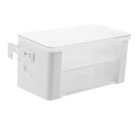 BESPORTBLE 1 Pc Boîte De Filtre Système Filtre pour Aquarium à Tortues Grand Aquarium Petit Filtre D'aquarium Air Étang à Poissons Mangeoire Siphon Aquatique Filtres Éponge Blanche Plastique
