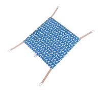 BESPORTBLE 1 Pc Chat hamac lit Suspendu pour Furet Lits de Chat Cage à Chat d'extérieur tipi Chat lit Suspendu pour Chat Panier Chat Suspendu hamac pour Chat lit de Chat Lin en Coton Blue