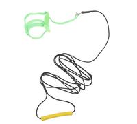BESPORTBLE 1 Pc Corde Volante Perroquet Laisse pour Perroquet à Oiseau Accessoires de Cage à Oiseaux mangeoire cobaye Rat Laisse d'oiseau Harnais réglable pour Oiseaux Polyester Green