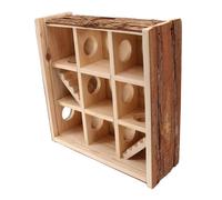 BESPORTBLE 1 Pc Jouet De Labyrinthe De Hamster Tunnel De Labyrinthe pour Animaux De Compagnie Labyrinthe Jouet Labyrinthe De Hamster Nain Cage à Hamster en Bois Yellow