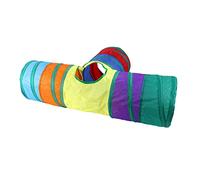 BESPORTBLE 1 Pc Tunnel De Papier Hochet Chat Mangeoire Jouets Tube De Furet Coucou Chat Tunnel De Drôle Tunnel pour Tunnel De Tente Pliable pour Polyester Coton Colorful