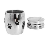 BESPORTBLE 1 Pc urne récipient cinéraire Mini Porte-Cendres pour Animaux de Compagnie Mini-Animaux Mini décor Cercueil commémoratif Jarre cinéraire réservoir de crémation Acier Inoxydable