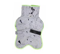 BESPORTBLE 1 Pc Veste De Nuit pour Animaux De Compagnie Vêtements pour Petit Chien Gilet Réflecteur Slicker à Capuchon pour Chiot Gilet Réfléchissant Gilet Extérieur Tissu Réfléchissant Grey