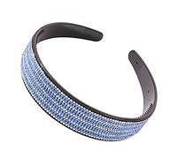 BESPORTBLE 1 Pièce bandeau de diamant Accessoires de cheveux pour les filles accessoires de cheveux pour femmes bande de cheveux cerceau de cheveux de mariage bandeau femme Bleu