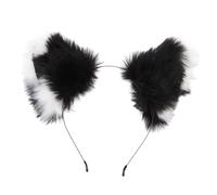 BESPORTBLE 1 pièce Bandeau Oreilles de Chat Peluche pour Cosplay Accessoire de Fête Adulte pour Halloween Anniversaire et Événements Festifs