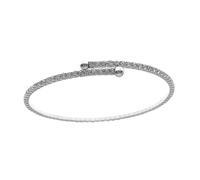 BESPORTBLE 1 Pièce bijoux de bracelet d'ouverture bracelet jonc articulé bracelets pour filles mode bijoux de poignet pour femmes Bracelet en strass alliage Silver